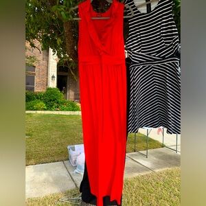 MERONA Soft Jersey Maxi Dress in RED